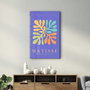 Wallity Pintura Decorativa de Vidrio Templado Multicolor 35 x 55 cm